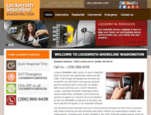 Tablet Screenshot of locksmithshorelinewa.com